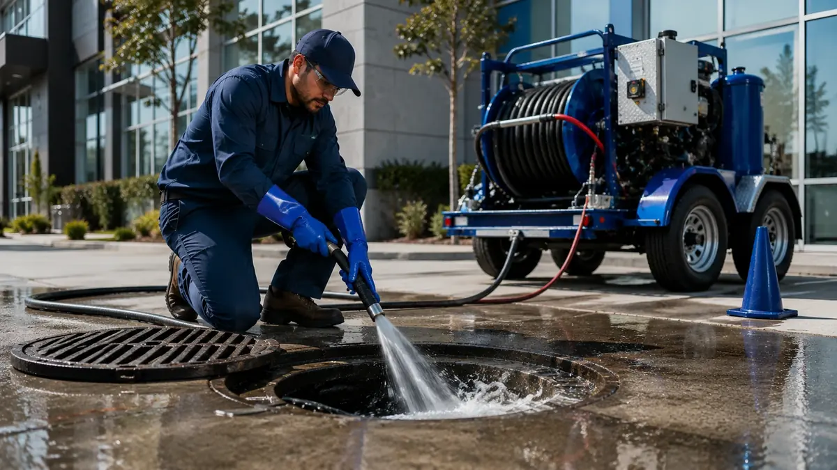 Commercial Hydro Jet Drain Cleaning in La Honda