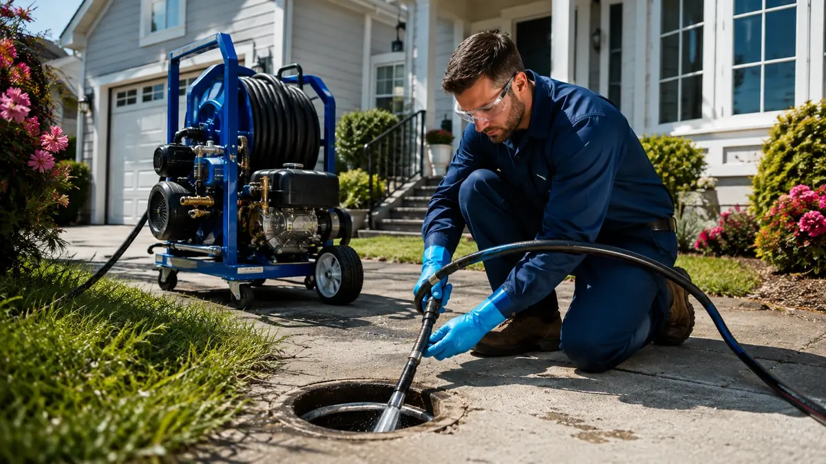 Residential Hydro Jet Drain Cleaning in La Honda